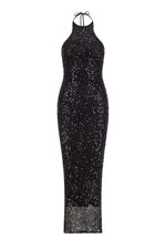 Cathalina Black Sequins Party Dress 