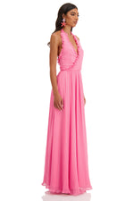 Francesca Pink Chiffon Dress