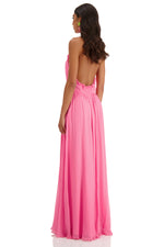 Francesca Pink Chiffon Dress