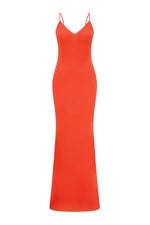 Margherita Orange Chiffon Dress