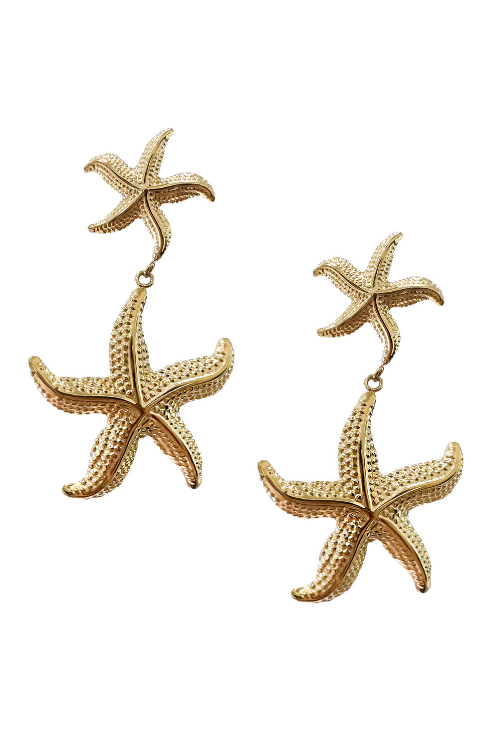 Adira Gold Starfish Earrings