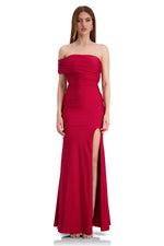 Stefani Wine Red Gown | Afterpay | Klarna | Zip Pay