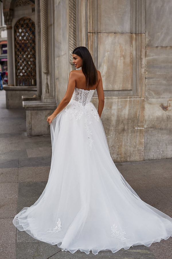 Meliha Strapless Bridal Gown | Afterpay | Zip Pay | Sezzle