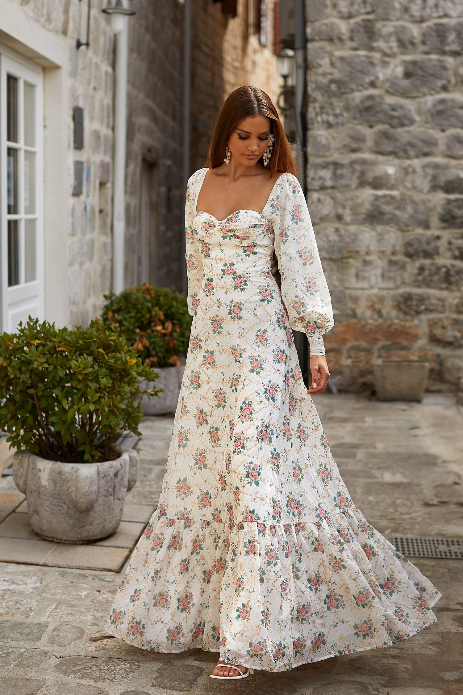 Artura Floral Long Sleeve Maxi Dress | Afterpay | Laybuy | Klarna