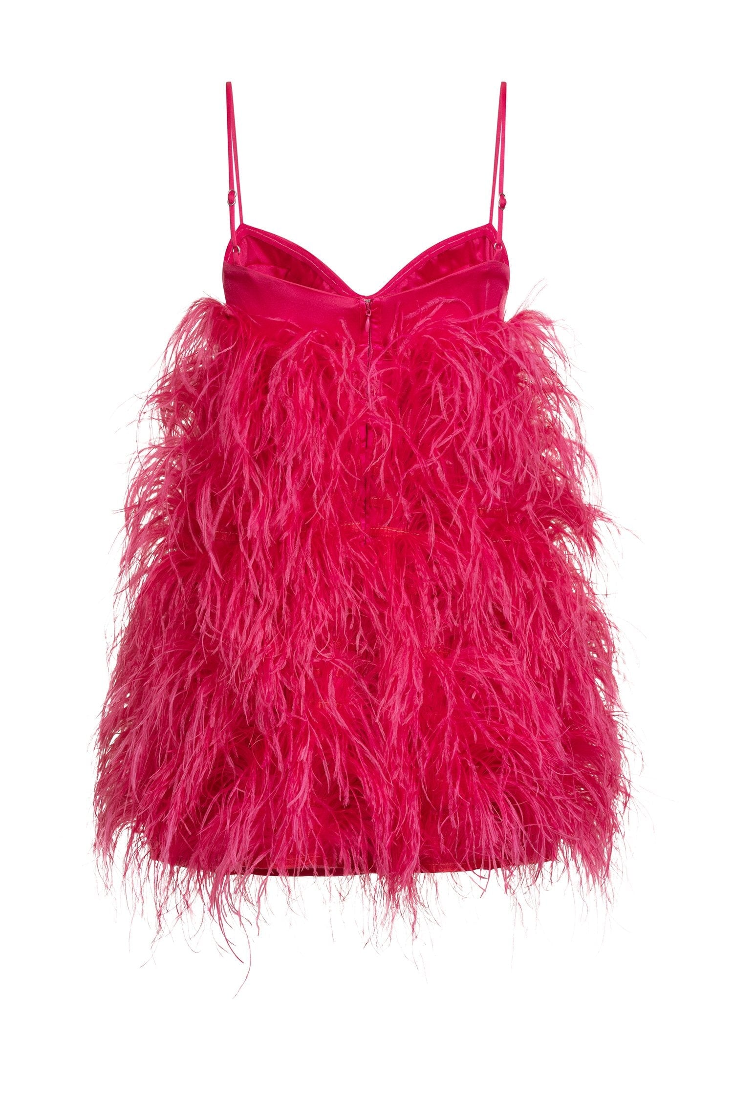 Halley Dress, Hot Pink Stretch Crepe