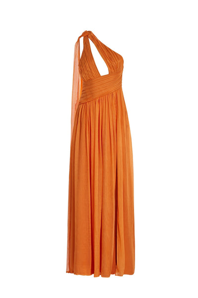Sarelle - Orange Chiffon Gown | Afterpay | Zip Pay | Sezzle | Laybuy