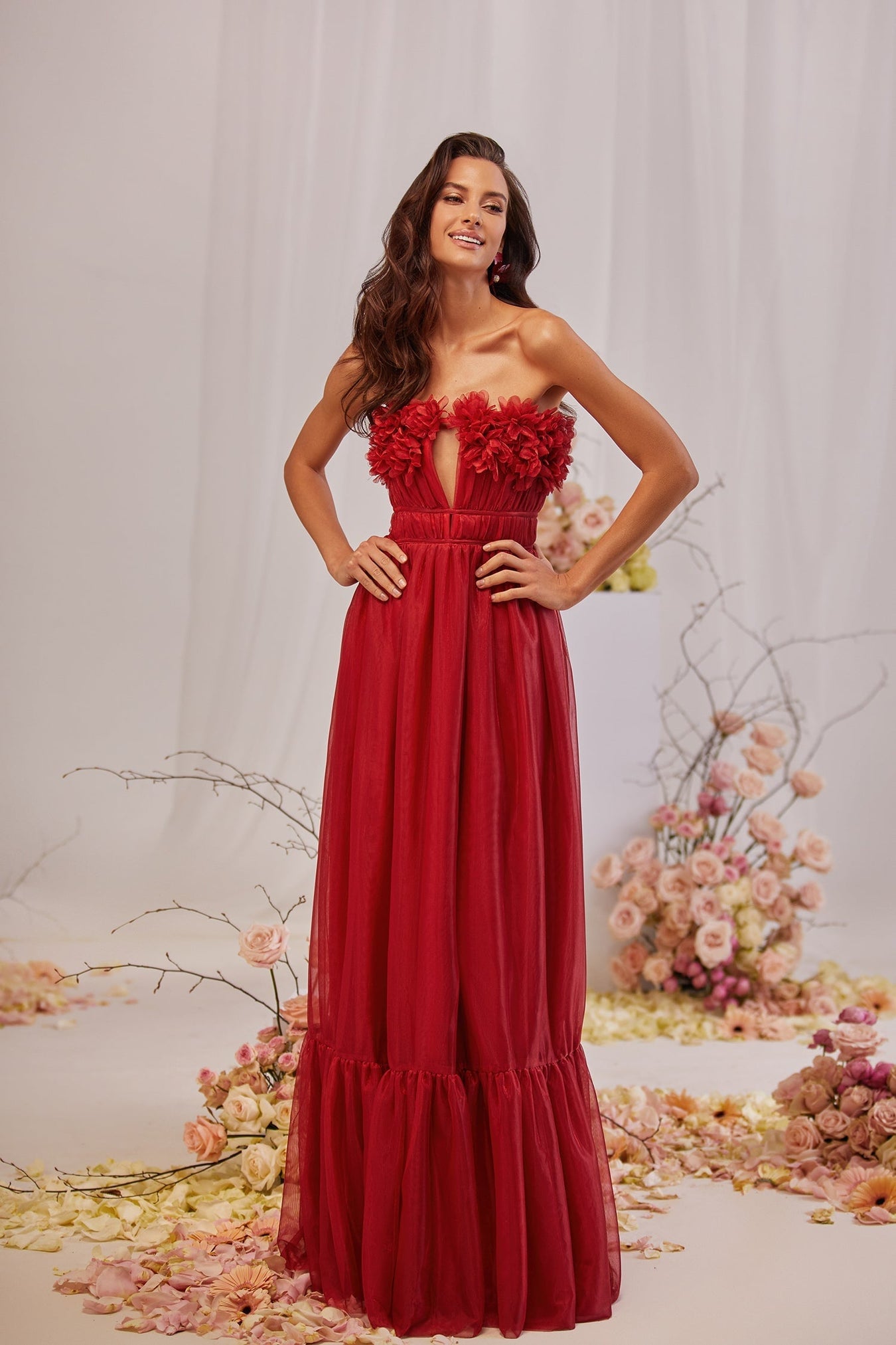 Burgundy Formal Gowns & Dresses