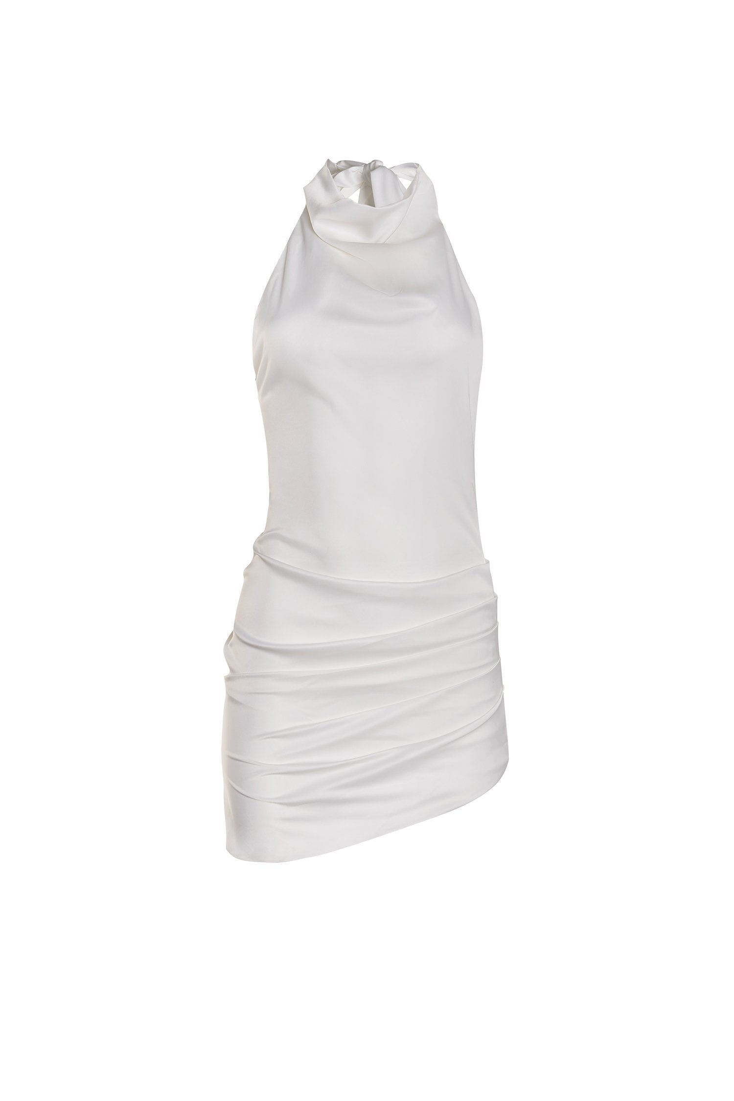 Blanche White Cowl Neck Mini Dress | Afterpay | Klarna | Zip Pay