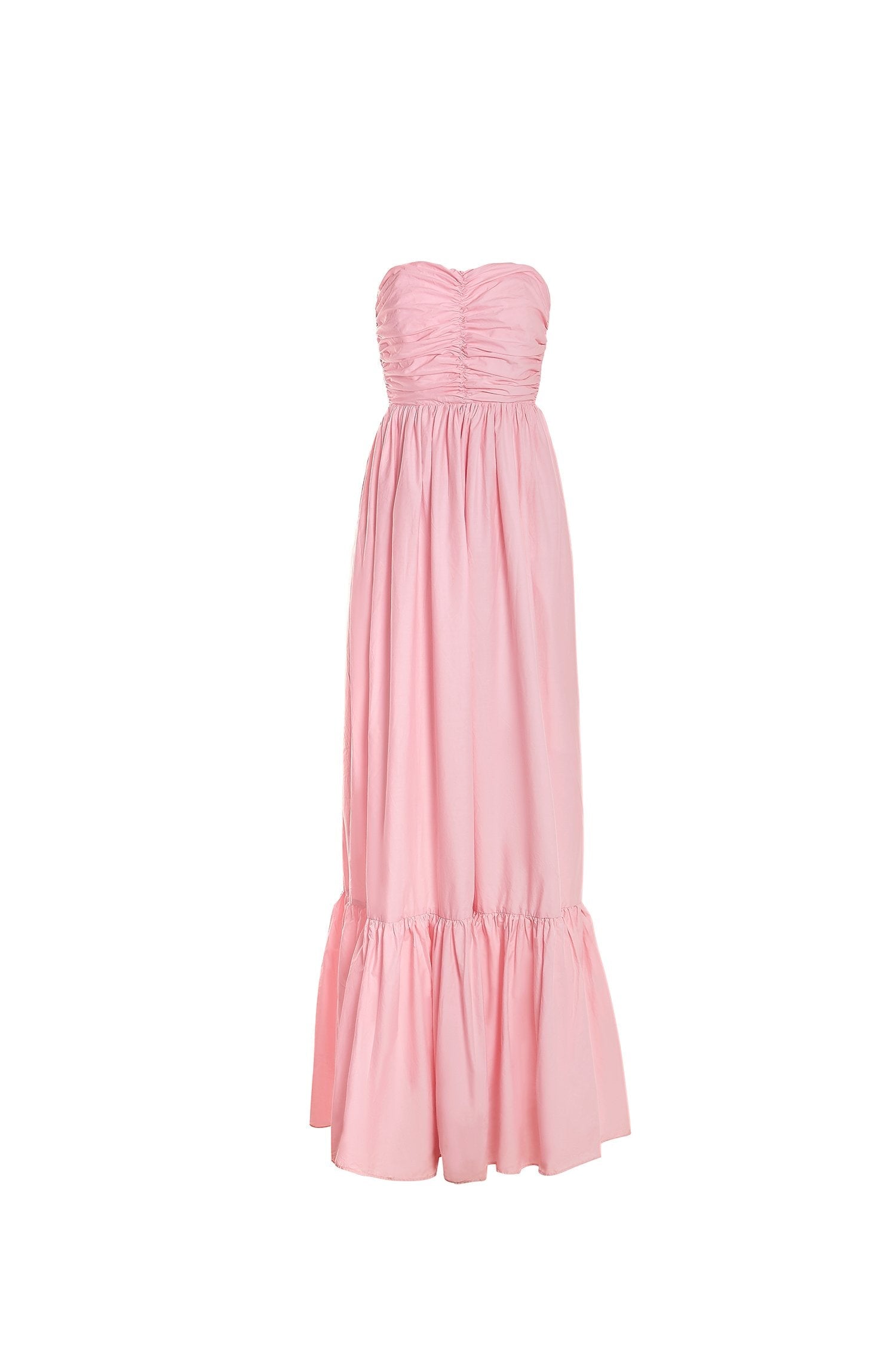 Belle Pink Cotton Poplin Maxi Dress | Afterpay | Laybuy | Klarna